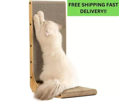 Cat Scratching Post Cardboard With Ball Toy For Indoor Cats Large  • $59.95