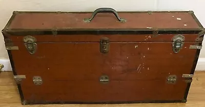 Antique Wooden Tool Box Carpenters Box Collectible • $64.99