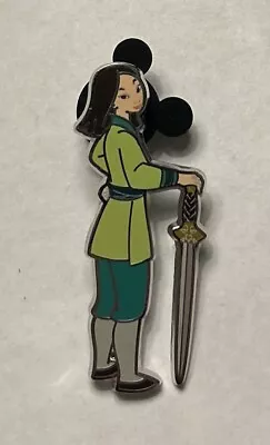 Disney - Princess Mulan With Sword Green Outfit Pin • $7.99