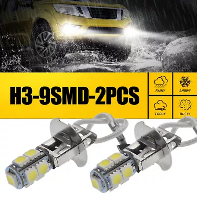 2x LED Car Light Fog DRL Driving Lamp Flashlight Torches Replacement Bulb Parts • $5.14