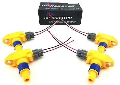 2004+ MAZDA RX8 COILS RX-8 IGNITION COIL PACKS W/ Wire Loom Pigtail Harness Kit • $222.59