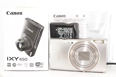Canon IXY 650 / Powershot ELPH 360 Silver Optical 12x Zoom/Wi-Fi #2502 • $288.88