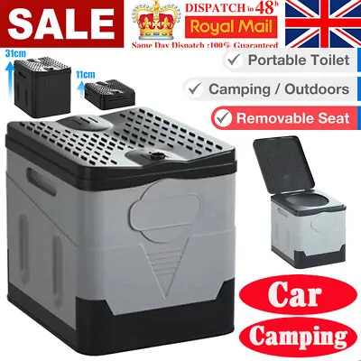 20L Portable Folding Toilet Car Outdoor Travel Potty For Camping Hiking Beach • £5.99