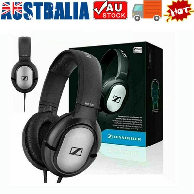 $30.52 • Buy Sennheiser HD 206 Stereo WIRED Headphones Earphones Headband Over Ear Black NEW