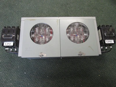 $800 • Buy Amp FMV Switchboard Meter Sockets 100A 480//277V 3PH Bolt Switch Fuse Pullouts