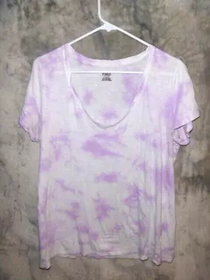 Victoria's Secret Pink Tie Dyed Tee Shirt Size Large ... Wow!!! • $5.99