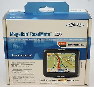 NEW In Box Magellan RoadMate 1200 Car Portable GPS Navigator System USA MAPS • $40.80