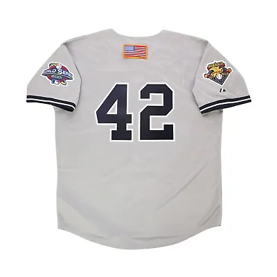 Mariano Rivera 2001 New York Yankees Grey World Series Road Jersey Men's (S-3XL) • $119.99