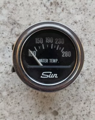 Vintage Sun Water Temp Temperature Gauge 100-280 Degree • $49.99