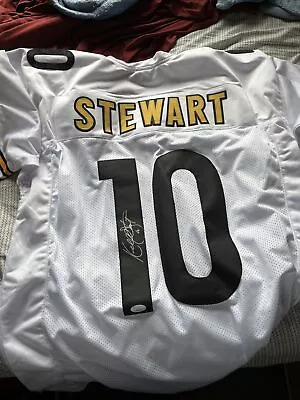 Kordell Stewart Autographed Custom White Football Jersey Steelers JSA • $60