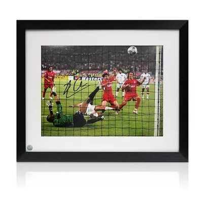 Xabi Alonso Signed Liverpool Football Photo: Istanbul Final. Framed • $160.30