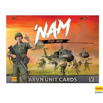 Flames Of War - ARVN Unit Cards South Vietnamese Forces In Vietnam (VAR901) • $20