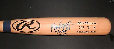 Yankees Rays Red Sox Wade Boggs Signed Fullsize BigStick Bat With 8/7/99 3000 • $149.99