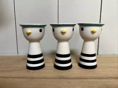 3 Vintage Rosenthal Studio Line Chicken Egg Cups Avant-Garde Easter MCM READ • $65