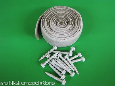 Vent Installation Kit 5'of  Putty Tape & 15 Screws Mobile Home RV Camper Trailer • $8.95