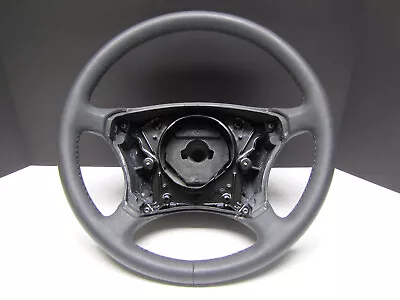 OEM Mercedes Benz New Genuine Leather Steering Wheel Black CL W215 S W220 + AMG • $499.97