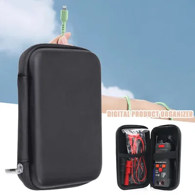 Portable USB Charger Earphone Cable Tidy Organizer Storage Bag Travel Case UA • £5.99