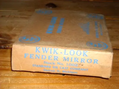 $7.95 • Buy Vintage Kwik-Look Fender Mirror Stock #1002 Detroit, Michigan Car Fender Mirror