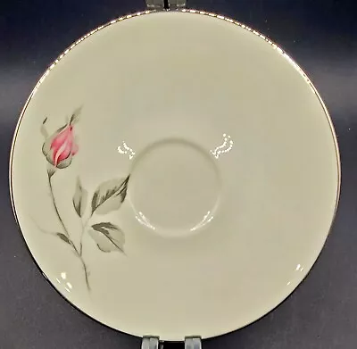 Vintage China Saucer Tea Plate Kenmark Stemmed Rose Pattern Made In USA  • £12.96
