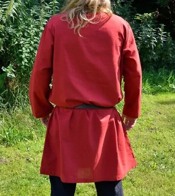 Medieval Knight Roman Tunic Long Sleeve Legionary Costume Wool / Cotton • $73.60