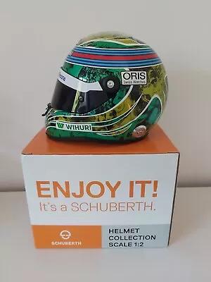 Brand New Filipe Massa 1:2 Scale Helmet 2016 Williams Mercedes F1 Team • $184.96