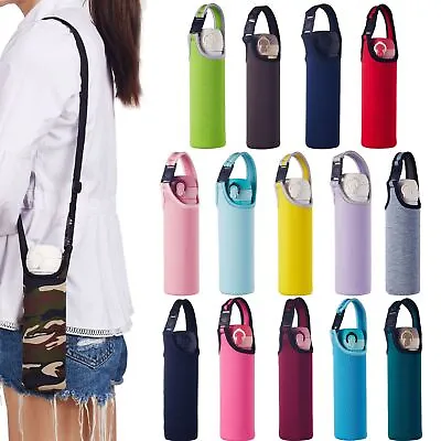 $9.99 • Buy Portable Water Bottle Cover Insulated Carrier Bag Pouch Sport Vacuum Cup Sleeve