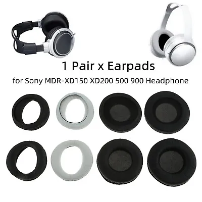 $8.24 • Buy 1 Pair Earphone Ear Pad Cushion Cover For Sony MDR-XD150 XD200 500 900 Headset
