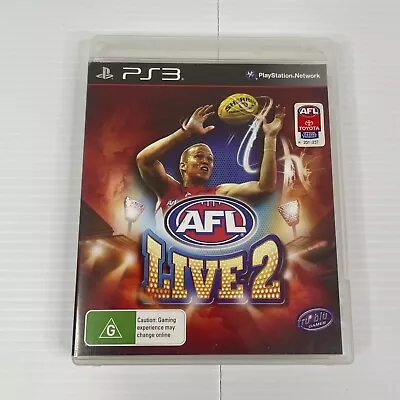 AFL Live 2 PlayStation 3 PS3 Complete With Manual VGC Free Post • $17.95