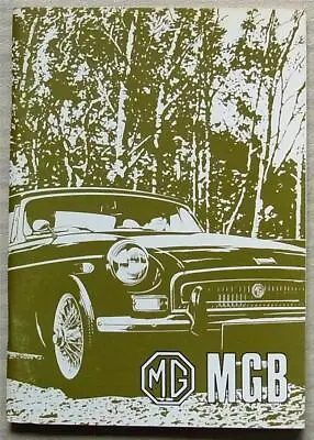 MG MGB TOURER & GT USA Car Owners Drivers Manual Handbook 1971 #AKD 7881 • $31.07