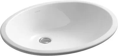 Kohler Caxton Vitreous China Undermount Vitreous China Bathroom Sink In White • $115
