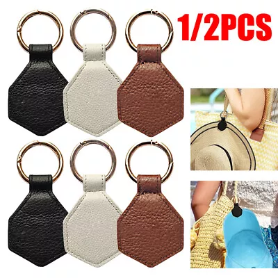 1/2PC Magnetic Hat Clip For Travel On A Bag Sun HatsHand Bag White/Black/Brown • $13.98