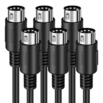 3 Pack Premium 3FT MIDI Cable Stable & Fast Transmission And Super Durable MIDI • $34.36