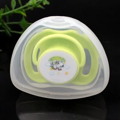 New Born Baby Pacifier Nipple Storage Boxes Carrying Case For Pacifier Organizer • £3.14