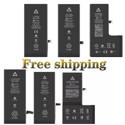 High Capacity Polymer Lithium Battery For IPhone 5S 6 6S 7/8 Plus X XS XS MAX • $9.89