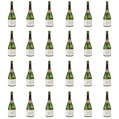 24Pcs Mini Champagne Bubbles Bottle Wedding Party Favors Reception New Years • £13.32
