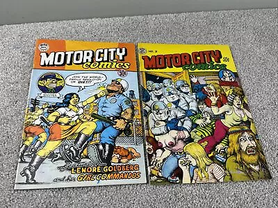 Motor City Comics Underground 1969 Both Issues 1 & 2 Robert Crumb • $39.96