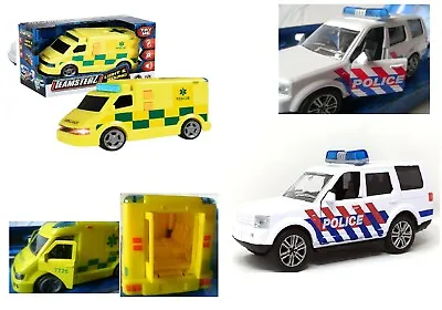 £9.49 • Buy Teamsterz City Kids Emergency Vehicle Ambulance / Police Car Light & Sound Toy