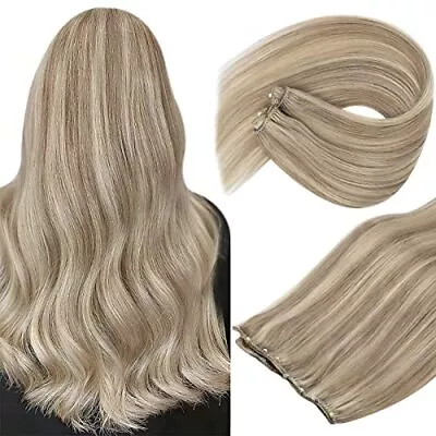 Sunny Micro Weft Hair Extensions Microlink Weft Hair Extensions Blonde Highli... • $67.55