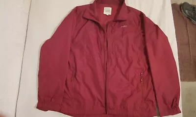 New Trailside Supply Co. Hoodless Men's M Windbreaker Maroon Lightweight Jacket • $17.99