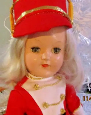 1950s P91 Ideal TONI  Platinum Blonde Dressed In Majorette Costume • $45