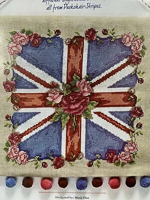 Union Jack & Roses Cross Stitch Design Chart • £1.99