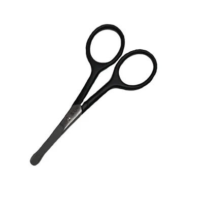 £2.99 • Buy Black Grooming NOSE SCISSORS MOUSTACHE Blunt Scissors Hair Trimming Baby