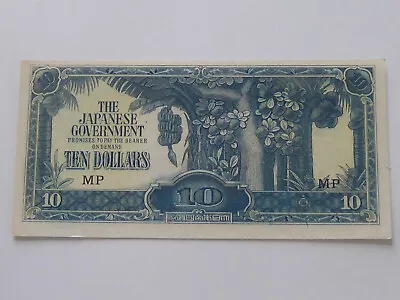 N37) Malaya The Japanese Goverment 5 Dollars Wwii Light Use £2.25 • £2.25