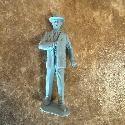 Marx Untouchables Figure - Blue - Federal Agent Reaching • $24.99