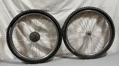 Vintage Saturae GX28 6-Spd 26  Wheelset Deore MT60 Hubs +Tires Specialized • $129.95