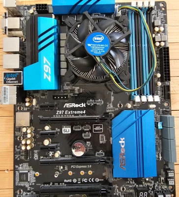£109 • Buy ASRock Z97 Extreme 4 +INTEL I5-4690 Bundle Fully Working