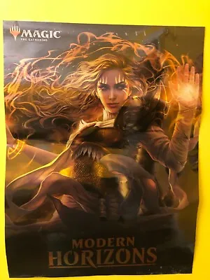 2019 Magic The Gathering MTG Foil Serra Modern Horizons WPN Promo Poster WOTC • $125