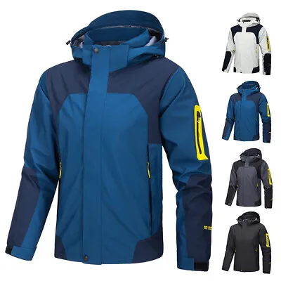 Outdoor Men's Waterproof Ski Jacket Winter Warm Jackets Snow Thermal Work Coat + • $31.11
