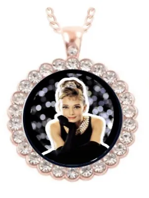 $14.99 • Buy “Breakfast At Tiffany’s” Classic Movie Sparkling Unique Pendant Necklace
