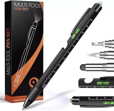 Gifts For Men 9in1 Multitool Pen Cool Gadgets For Men Dad Husband Boyfriend • $8.99